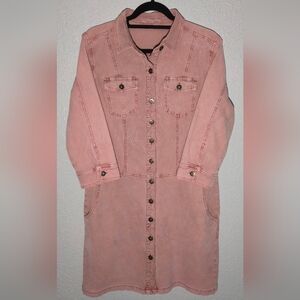 Prana Merrigan Dress - Champagne Corduroy - Size L